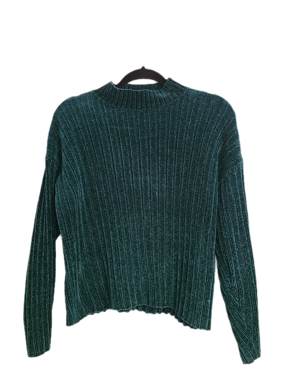 Art Class Teal Ribbed Mock Neck Sweater